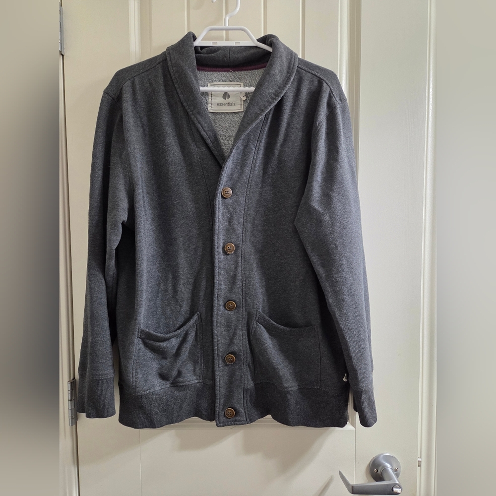 Essentials Gray Knit Sweater